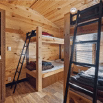 Deluxe Cabin Rental 6 South Dakota Steel Wheel Campground Bedroom 2