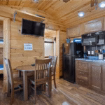 Cabin Rental 8 South Dakota Steel Wheel Campground Kitchen