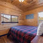 Deluxe Cabin Rental 8 South Dakota Steel Wheel Campground Bedroom