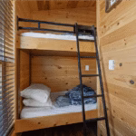 Deluxe Cabin Rental 8 South Dakota Steel Wheel Campground Bunk Beds