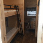 Deluxe Cabin 7 Lodging Steel Wheel Campground Bunks