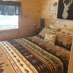 Deluxe Cabin 7 Lodging Steel Wheel Campground Queen